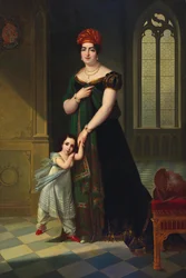 Portrait of the Duchess of Frias and Her Son